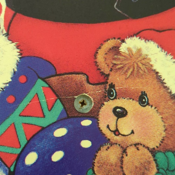 Vintage 2000 Christmas Santa Claus Yard Sign by Yard Art Impact Plastics - Picture 7 of 7